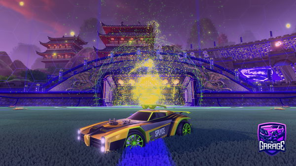 A Rocket League car design from Wrazzlee