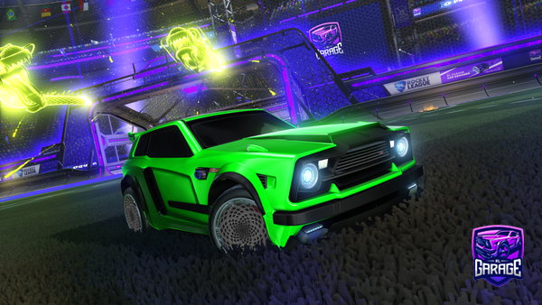 A Rocket League car design from Sp33dD3mon101