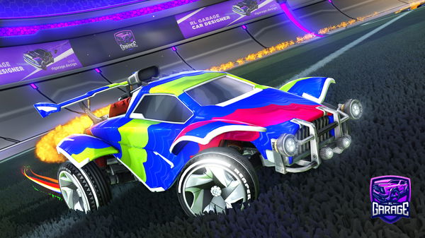 A Rocket League car design from Eukkirne