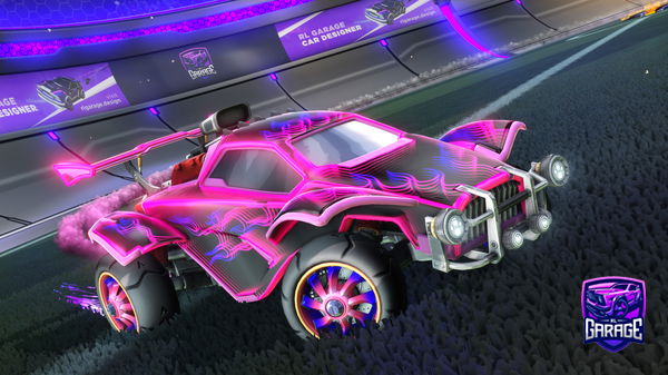 A Rocket League car design from OrgiYT