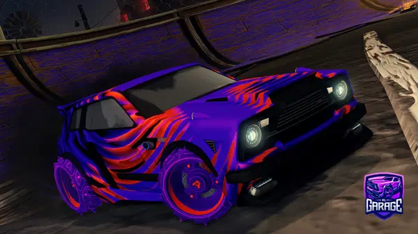 A Rocket League car design from -V3N0M-