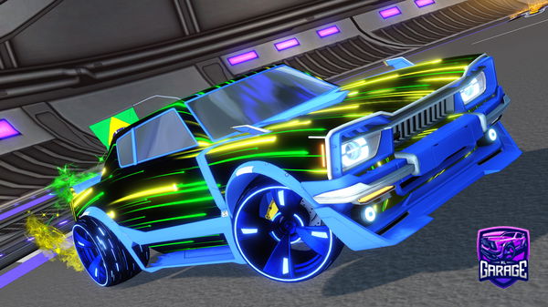A Rocket League car design from Chugarson