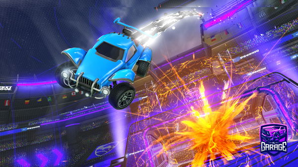 A Rocket League car design from Victory_EF