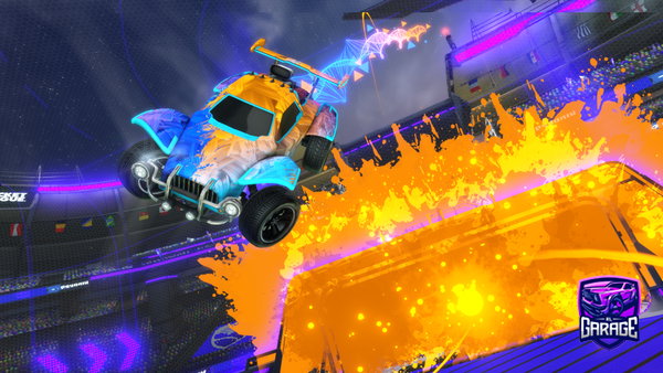 A Rocket League car design from MegaMystery3xD
