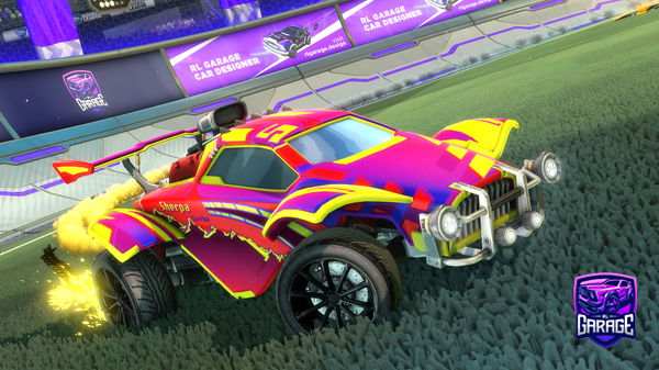 A Rocket League car design from Batbrickz2875