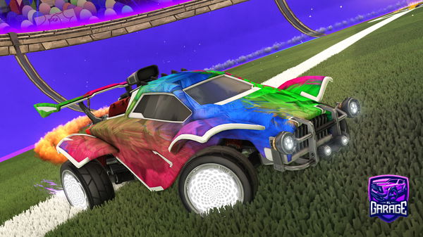 A Rocket League car design from CrazyPlant