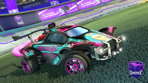 A Rocket League car design from Fire_blaster