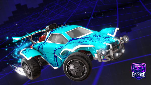 A Rocket League car design from Ezbtou