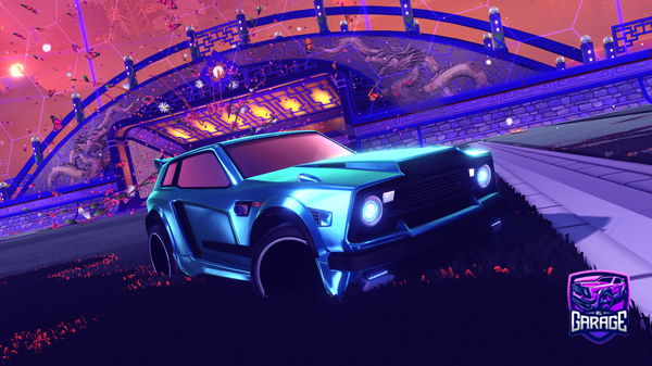 A Rocket League car design from Letsgo12