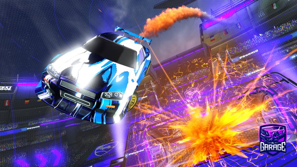 A Rocket League car design from LeMajorlin