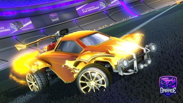 A Rocket League car design from FazeZboss