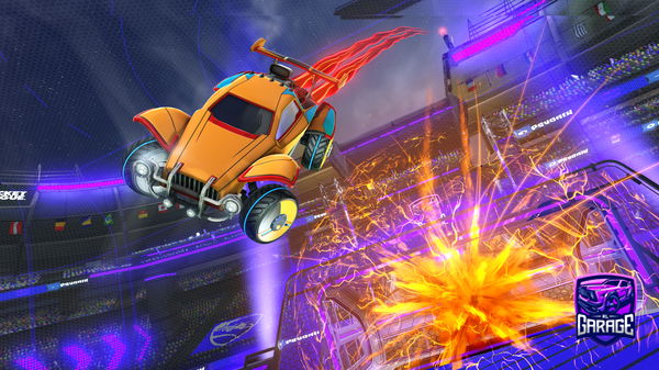 A Rocket League car design from Joefleegle