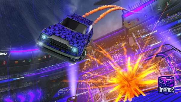 A Rocket League car design from Hadori