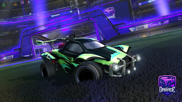 A Rocket League car design from Dropshotiux