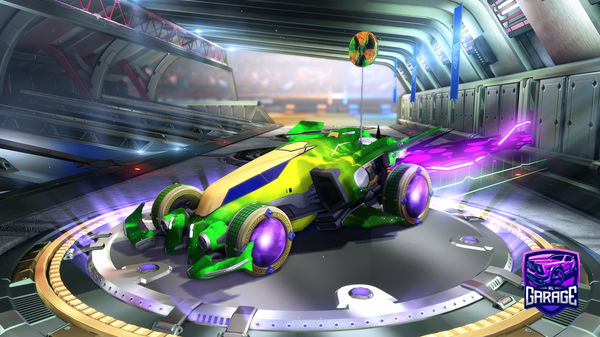 A Rocket League car design from MushyRabobo