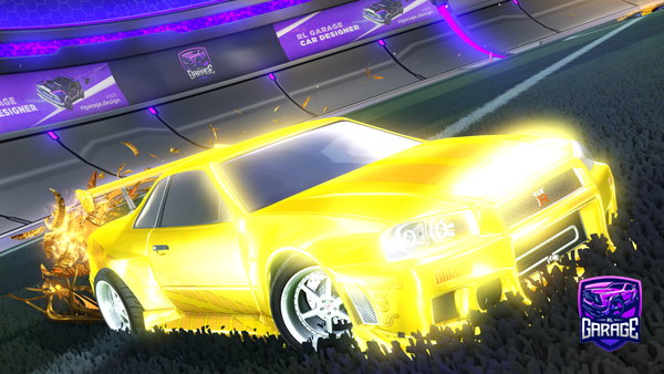 A Rocket League car design from Hectooor