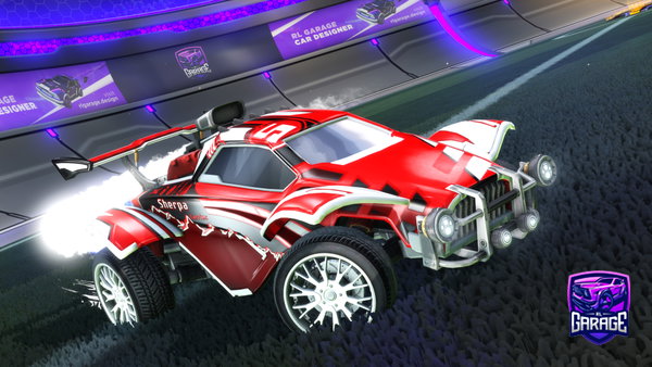 A Rocket League car design from Rhyotoxy