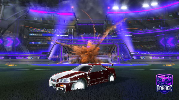 A Rocket League car design from xXEzbukets
