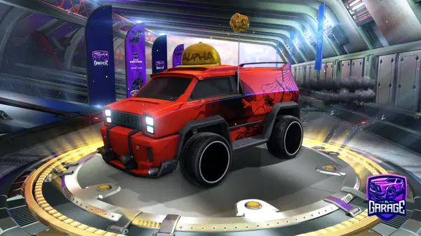 A Rocket League car design from usedzombas