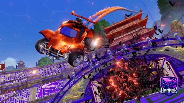 A Rocket League car design from PoisonZY