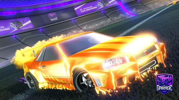 A Rocket League car design from Razor_Gun4