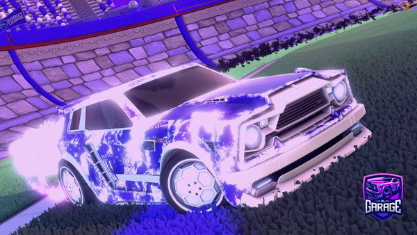 A Rocket League car design from vxlocityy