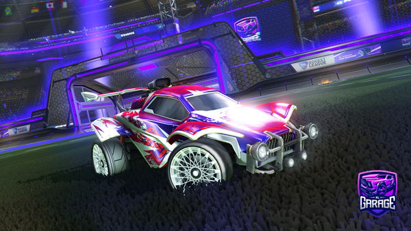 A Rocket League car design from Xendermenz_PC