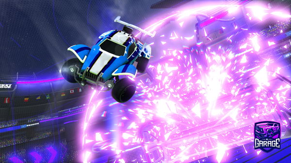 A Rocket League car design from paperzrl