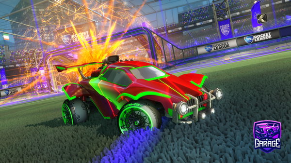 A Rocket League car design from Fan-134