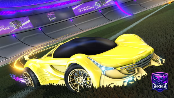 A Rocket League car design from Staticklips