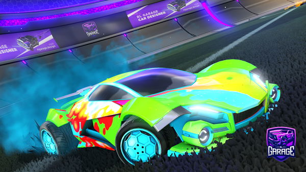 A Rocket League car design from DarkCharxDesigns
