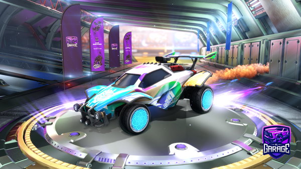 A Rocket League car design from Wahid786v