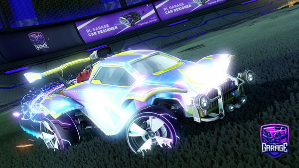 A Rocket League car design from Oppliger