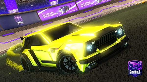 A Rocket League car design from Mustang_1500
