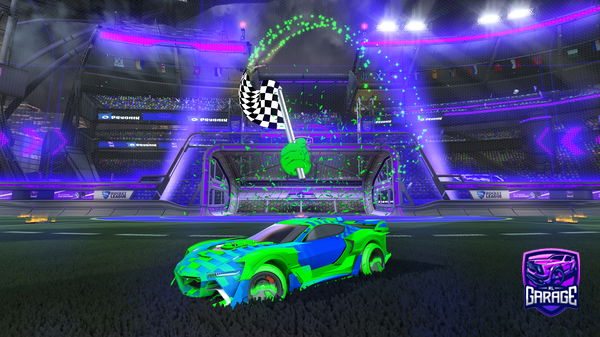 A Rocket League car design from JoeUrBro