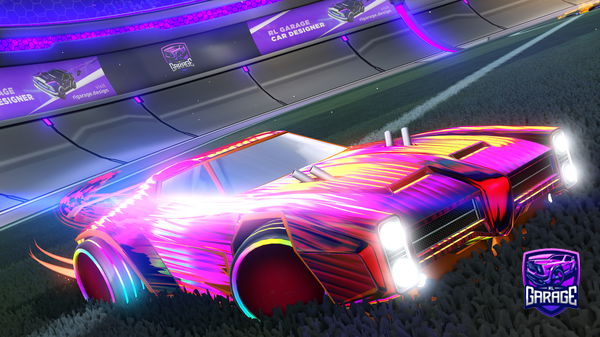 A Rocket League car design from superchitarra