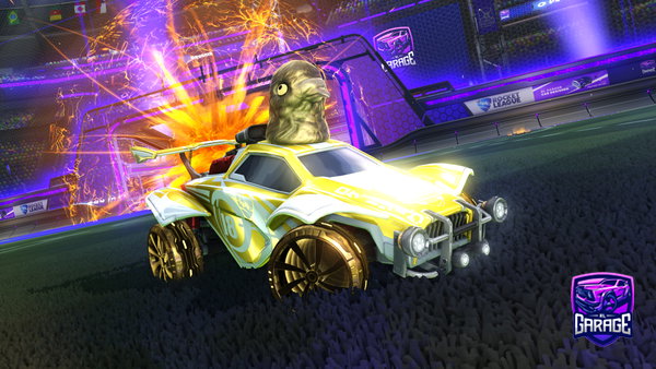 A Rocket League car design from Stefuano
