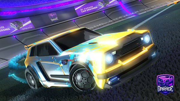 A Rocket League car design from Bolota123xD