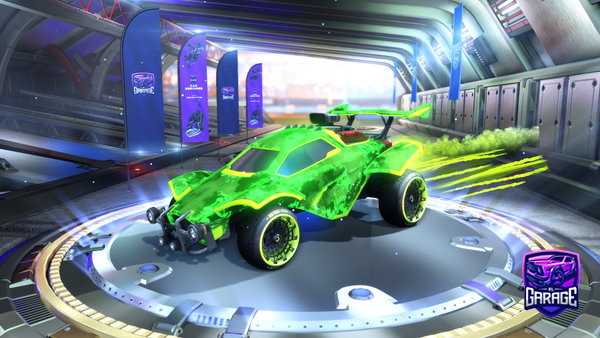 A Rocket League car design from mael120110