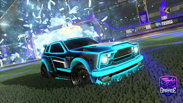 A Rocket League car design from Sleepywaffle96