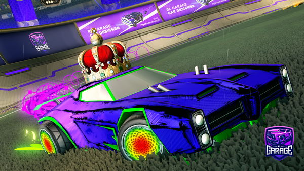 A Rocket League car design from GalaxyVerse