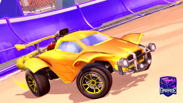 A Rocket League car design from PWR-UK