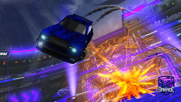 A Rocket League car design from Qc-Oatmeal