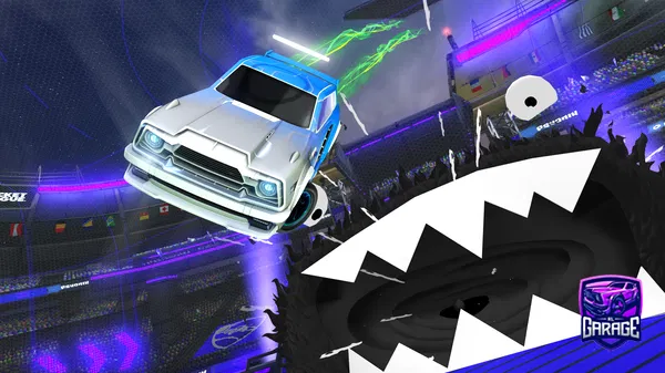 A Rocket League car design from SnowyDan