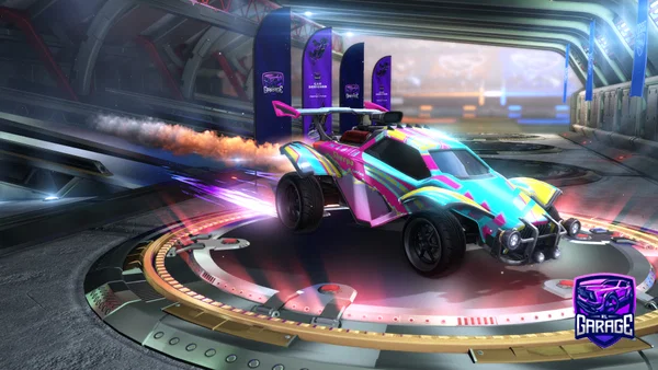 A Rocket League car design from dgallar