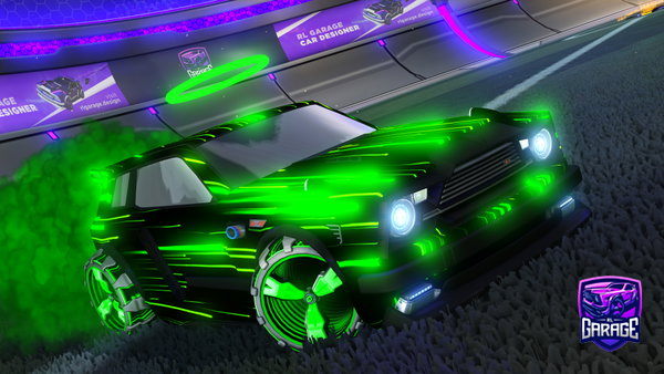 A Rocket League car design from GREENdark