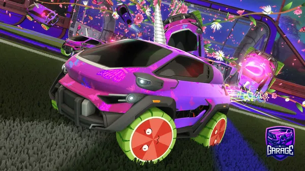 A Rocket League car design from VversionVesuvio