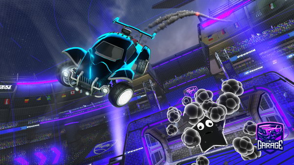 A Rocket League car design from Hydro110