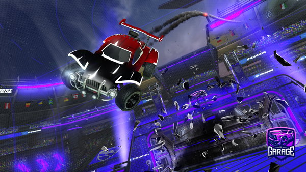A Rocket League car design from redlazarlightz
