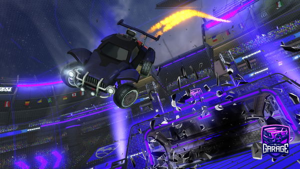 A Rocket League car design from kampfkaro